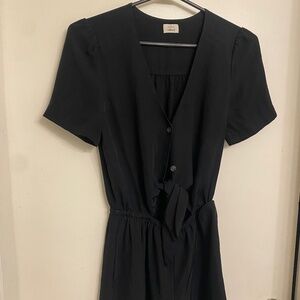 Wilfred XS Black Tie Romper
